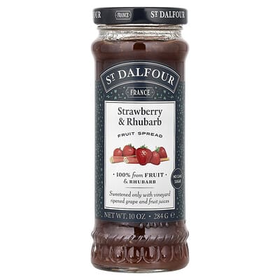 St. Dalfour Фруктовый джем Клубника и ревень, 10 oz (284 g)