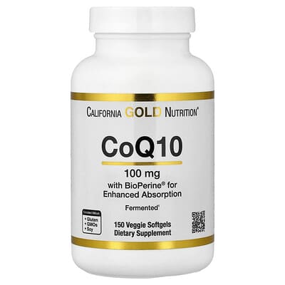 CoQ10 with Bioperine® Black Pepper Extract, 150 Veggie Softgels