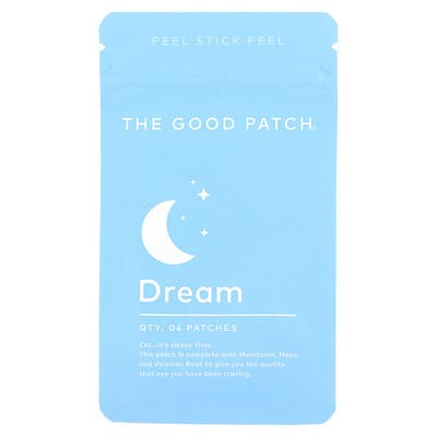 The Good Patch, Dream, 4 пластыря для оздоровления кожи