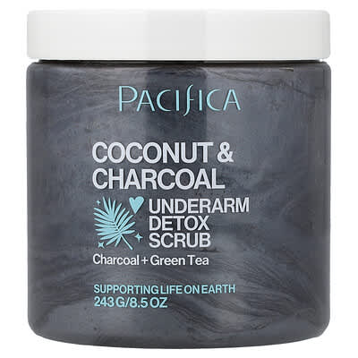 Coconut & Charcoal, Underarm Detox Scrub, 8.5 oz (243 g)