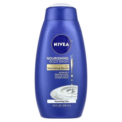 Питательный гель для душа Nivea, Nourishing Care, 20 fl oz (591 ml)