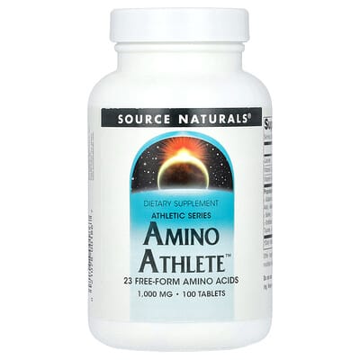 Аминокислоты Source Naturals Athletic Series Amino Athlete, 1,000 mg, 100 таблеток