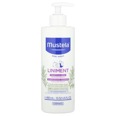 Очищающее средство для подгузников Mustela Baby, линимент, 400 ml