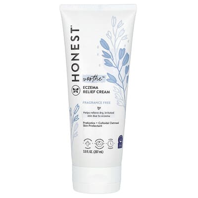 Soothe Eczema Relief Cream, Fragrance Free, 7 fl oz (207 ml)