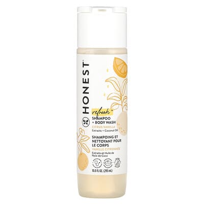 The Honest Company шампунь + гель для душа, Citrus Vanilla, 10 fl oz (295 ml)