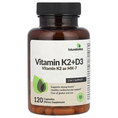 Витамин K2 + D3, 120 капсул