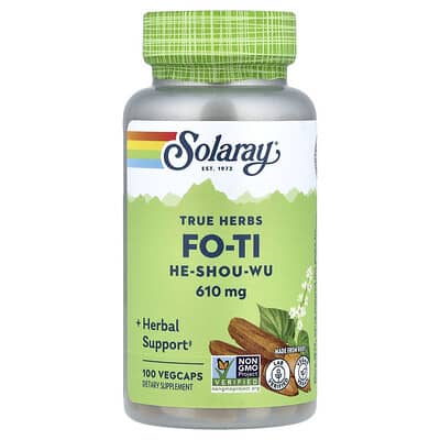 True Herbs, Fo-Ti He-Shou-Wu, 610 mg, 100 VegCaps