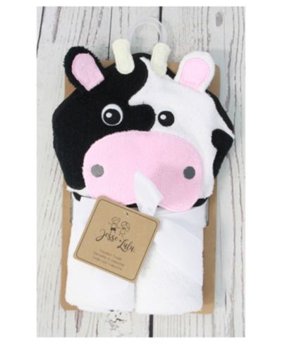 Детское полотенце с капюшоном 3 Stories Trading Jesse Lulu Infant, Cow