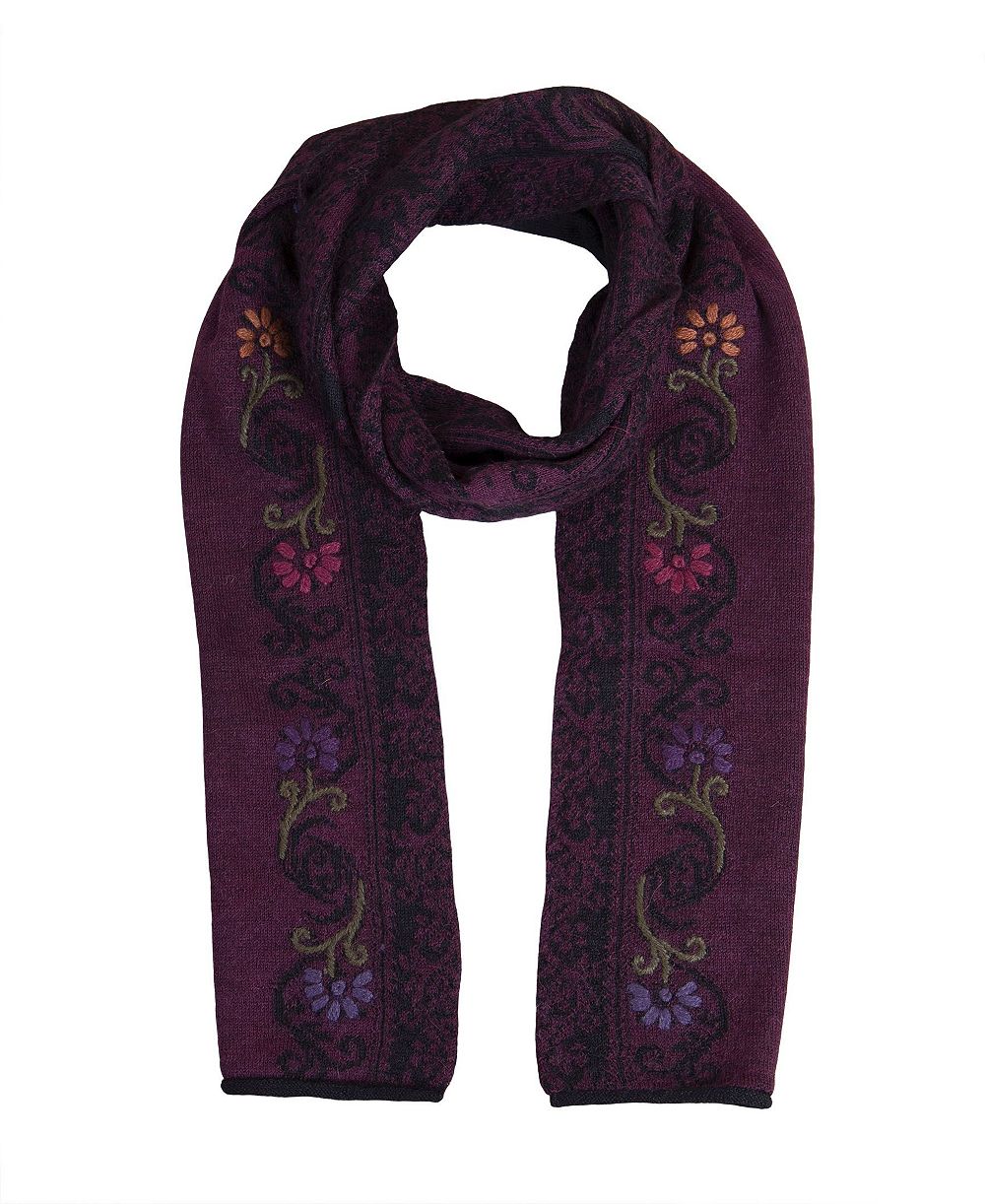 Шарф Simply Natural Women's Embroidered Alpaca-Wool Anastasia