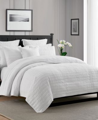 Cathay Home Inc. Enzyme Washed Crinkle Quilt Set, King/California King
