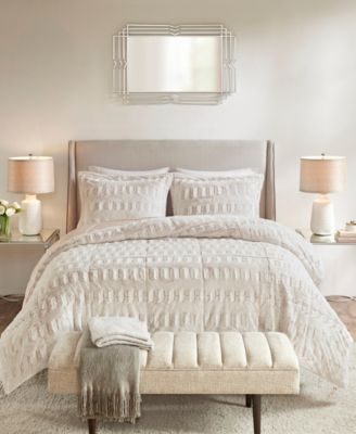Madison Park Gia Faux-Fur 2-Pc. Comforter Set, Twin/Twin XL