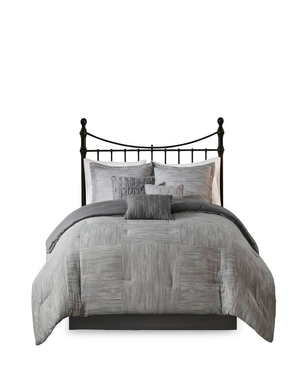 Madison Park Walter Seersucker 7-Pc. Comforter Set, King