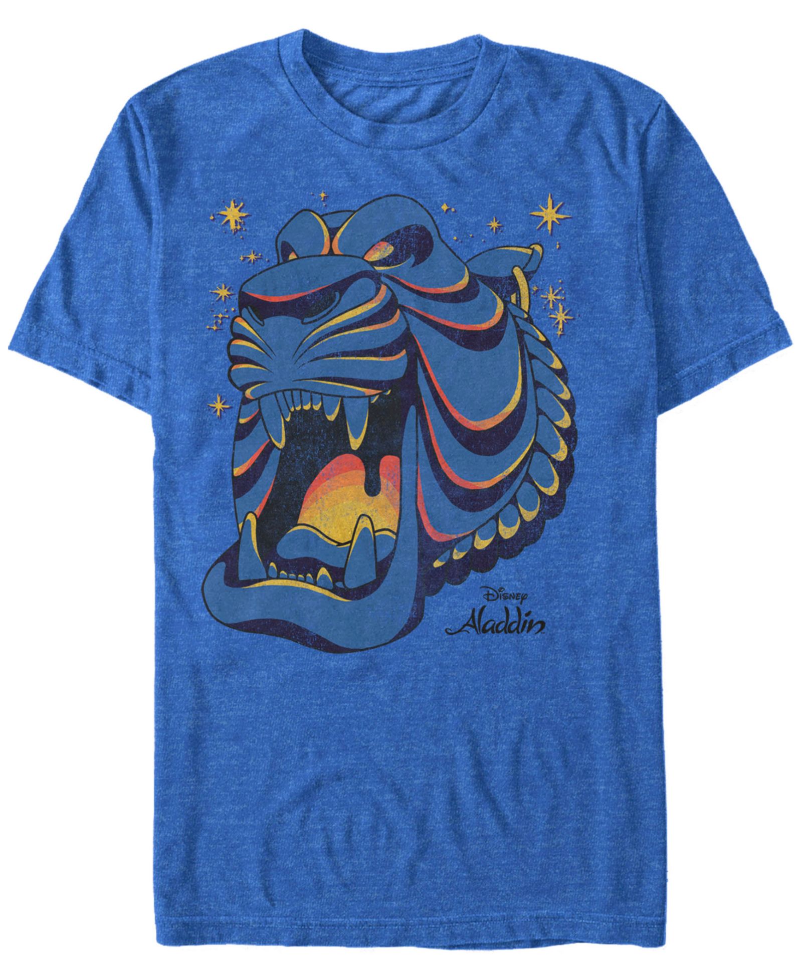 Мужская футболка Disney Aladdin Neon Cave Outline с коротким рукавом