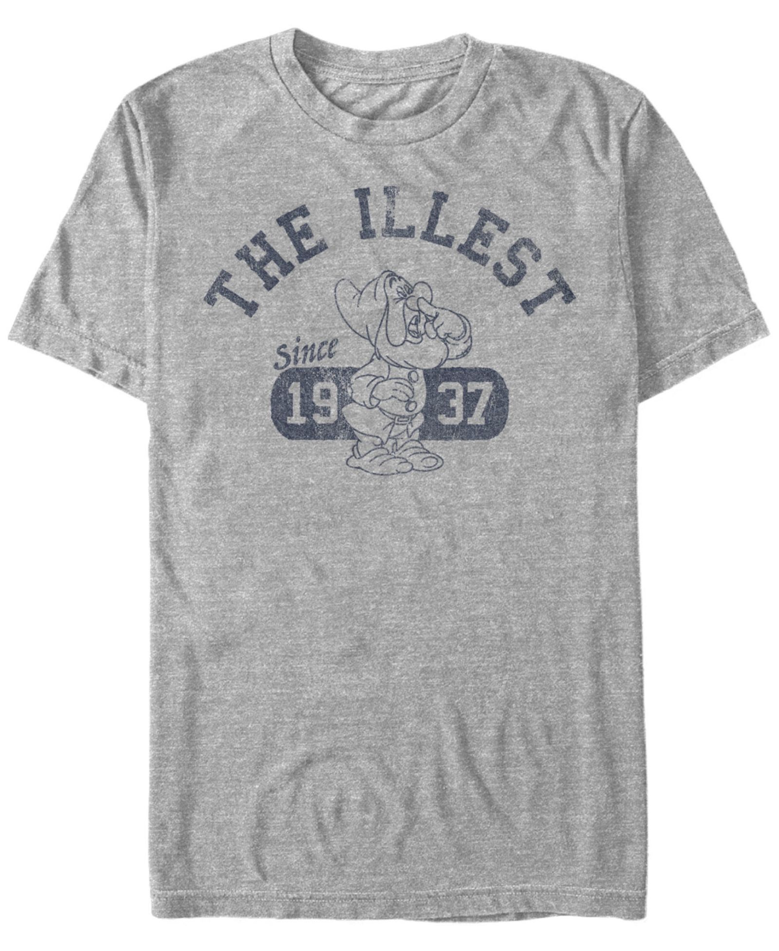 Disney Мужской Snow White The Illest Sneezy Since 1937 Short Sleeve T-Shirt