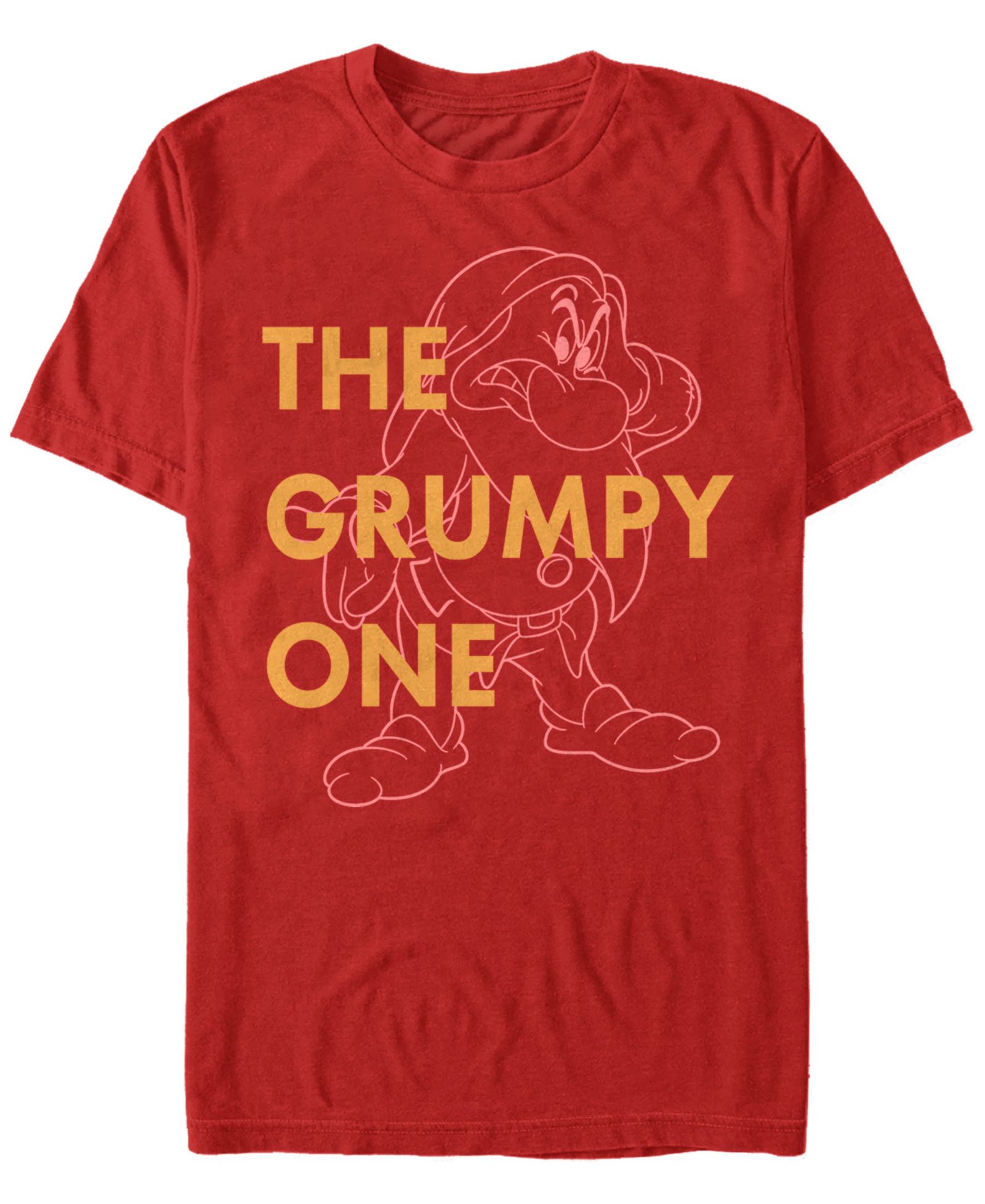 Мужская футболка Disney Grumpy Old Dwarf с коротким рукавом