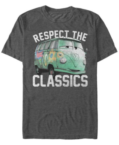 Disney Pixar Мужская футболка Cars Fillmore Respect The Classics с коротким рукавом
