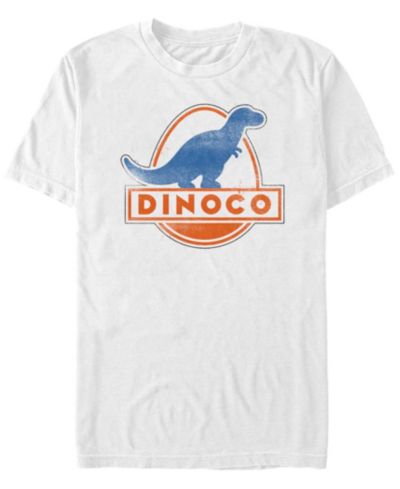 Мужская футболка Disney Pixar Cars Iconic DINOCO Gas Station Logo Short Sleeve