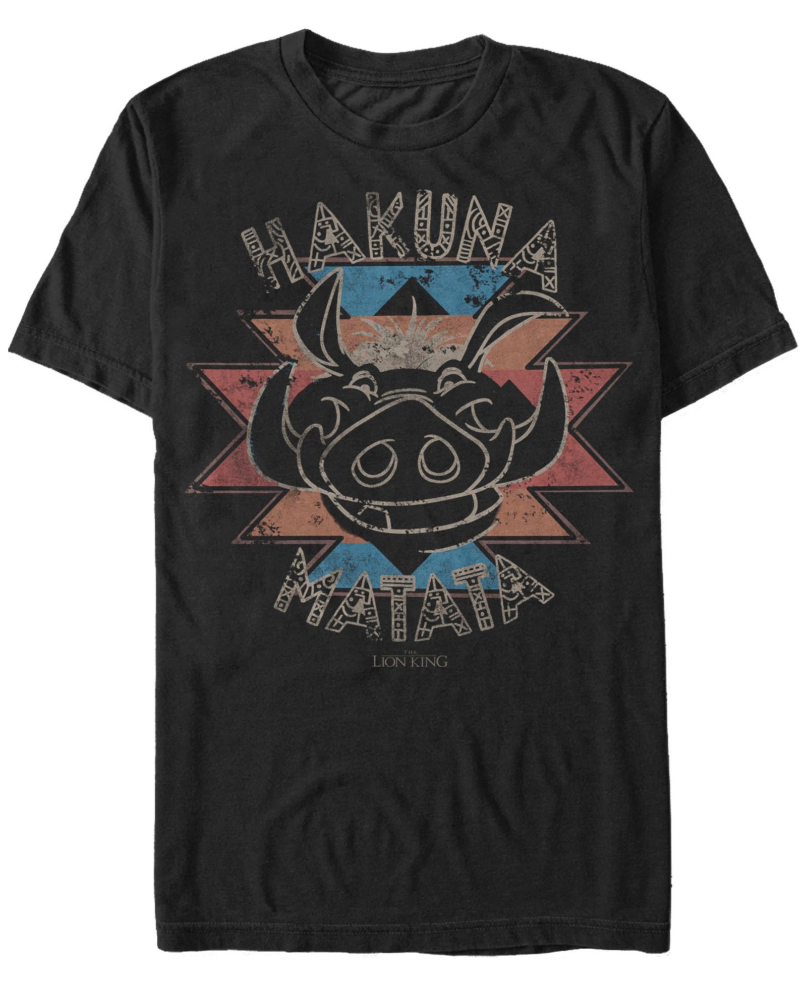 Футболка Fifth Sun Men's Lion King Pumbaa Hakuna Matata Short Sleeve