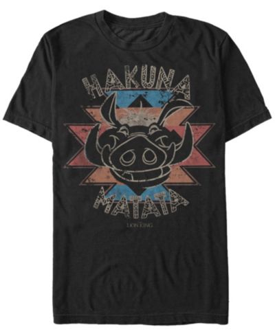 Футболка Fifth Sun Men's Lion King Pumbaa Hakuna Matata Short Sleeve