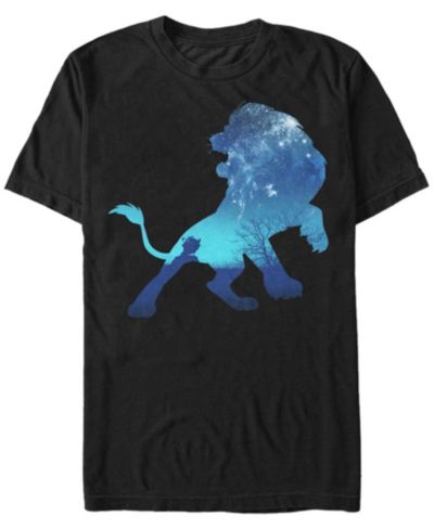 Мужская футболка Disney Men's Lion King Simba Sky Silhouette Short Sleeve