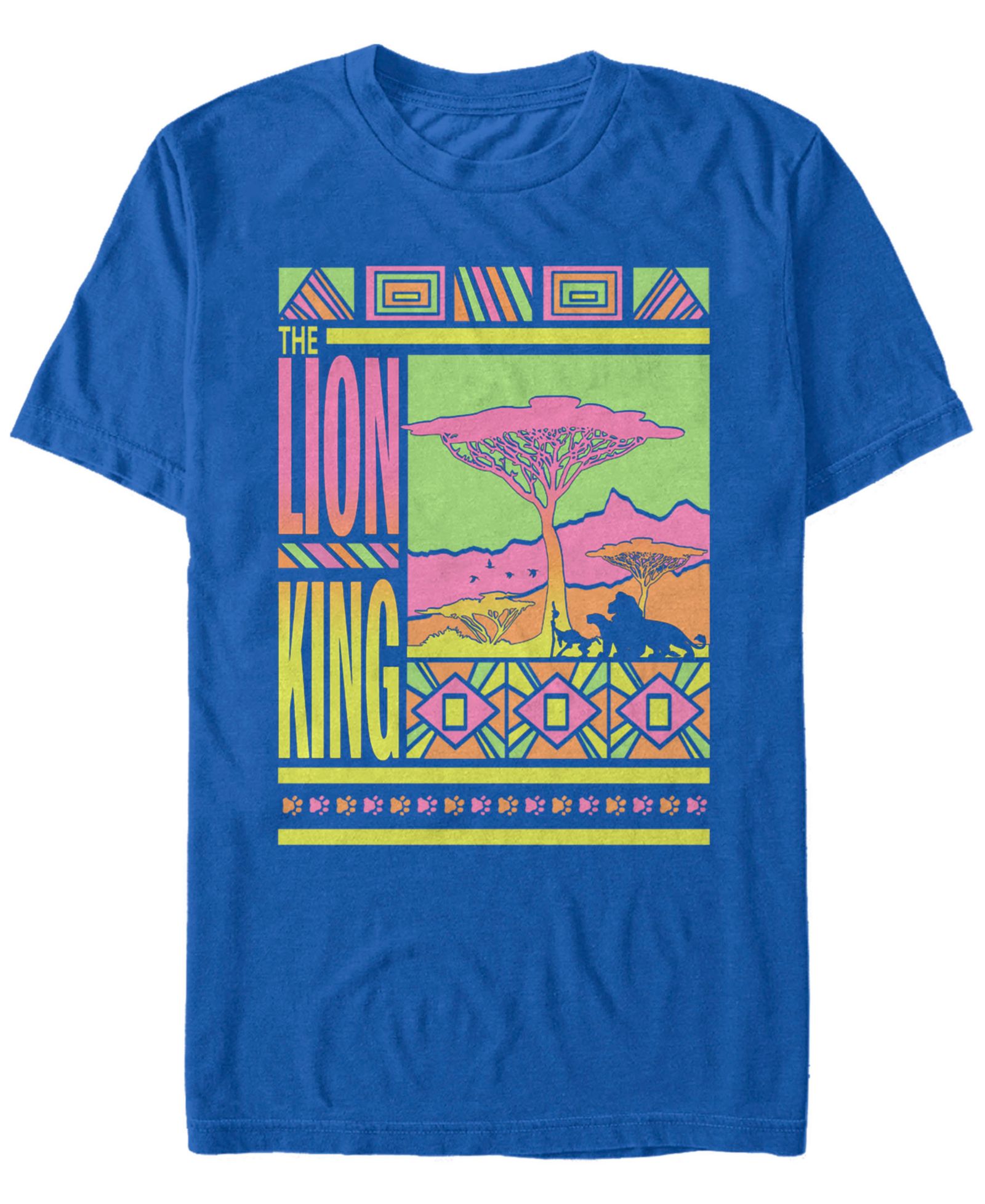 Мужская футболка Disney The Lion King с геометрическим логотипом