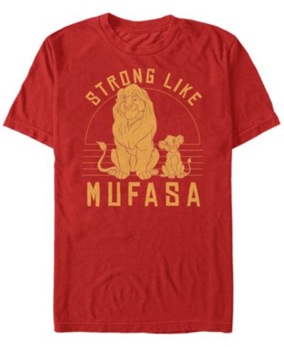 Мужская футболка Disney The Lion King Be Strong Like Mufasa Short Sleeve