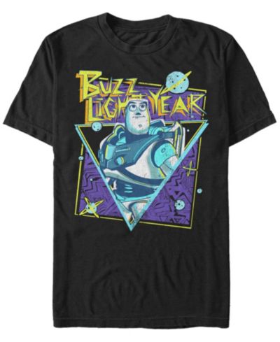 Мужская футболка Disney Pixar Toy Story Buzz Lightyear Retro Short Sleeve T-Shirt