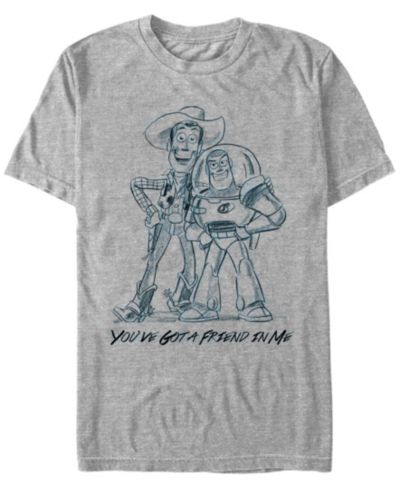 Детский футболк Disney Pixar Toy Story Woody and Buzz You Gotta Friend Sketch Short Sleeve