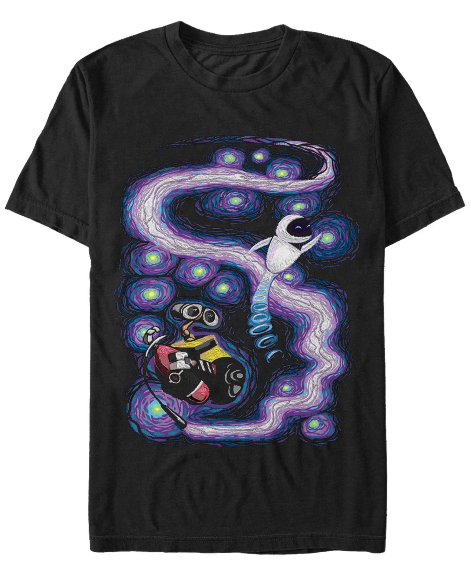 Футболка Disney Pixar Men's Starry Night Dancing in Space Short Sleeve