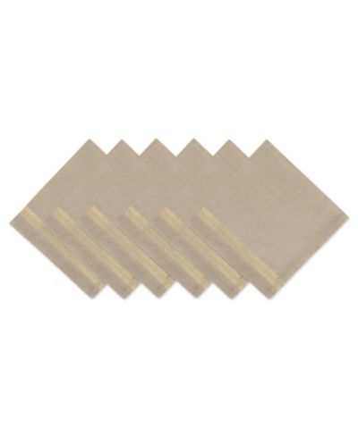 Design Imports Sparkle Stripe Napkin Set
