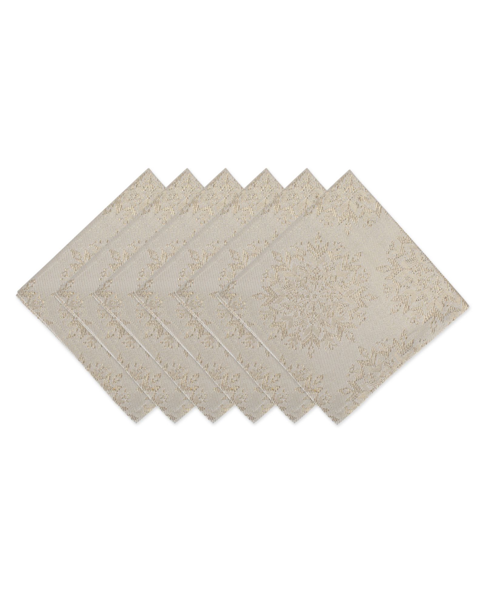 Набор салфеток Design Imports Winter Sparkle Jacquard