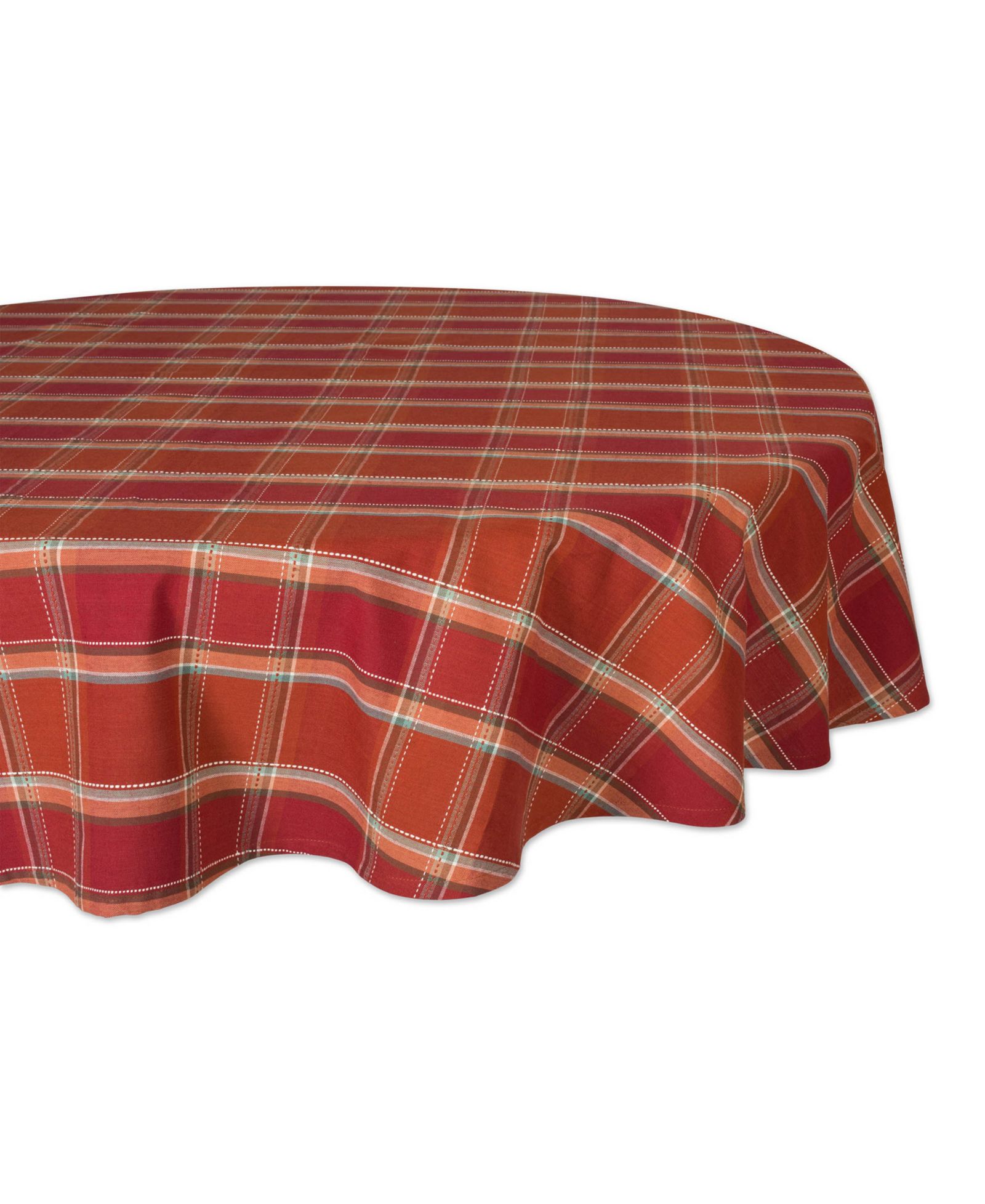 Скатерть Design Imports Autumn Spice Plaid