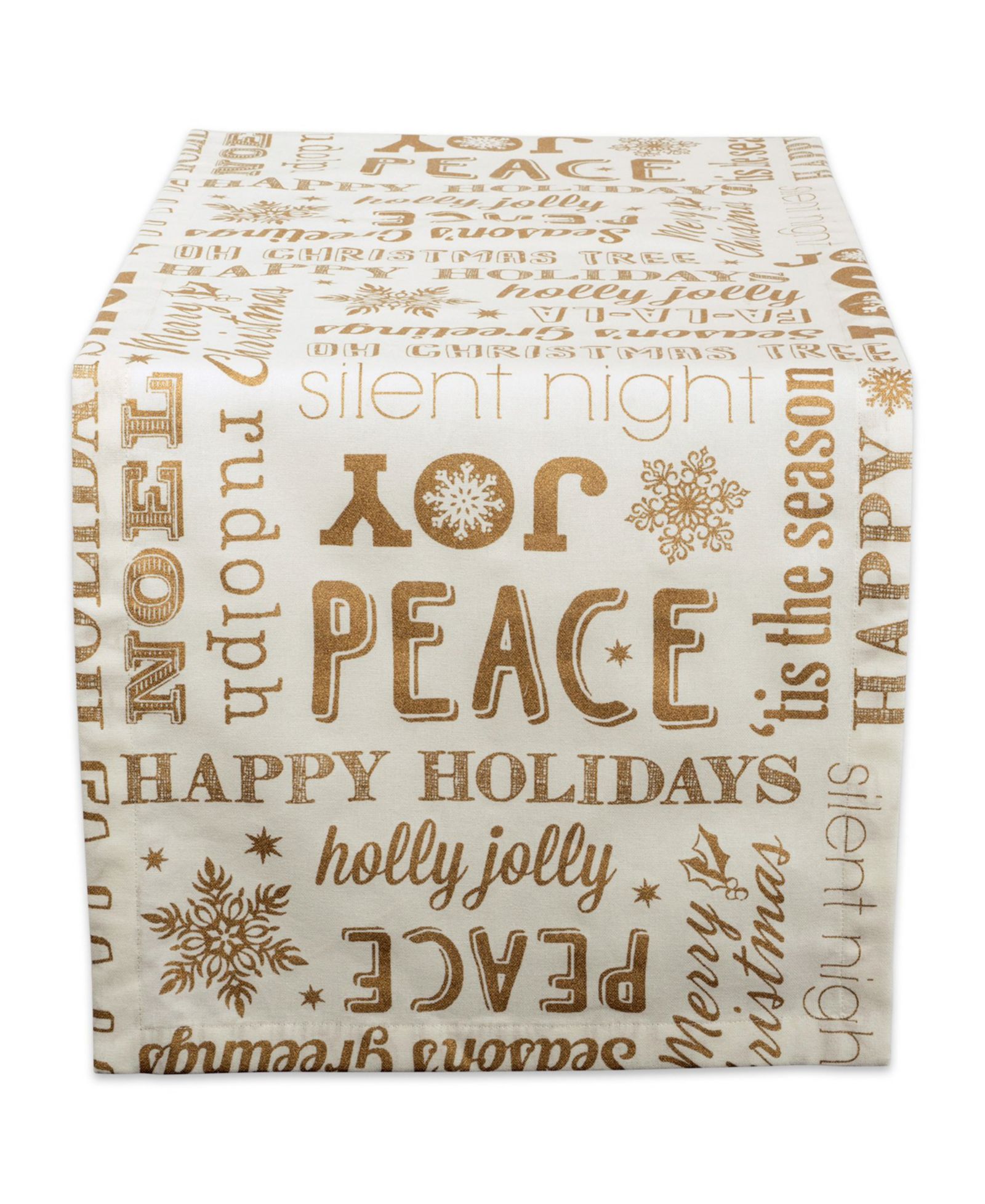 Рождественская дорожка на стол Design Imports Christmas Collage