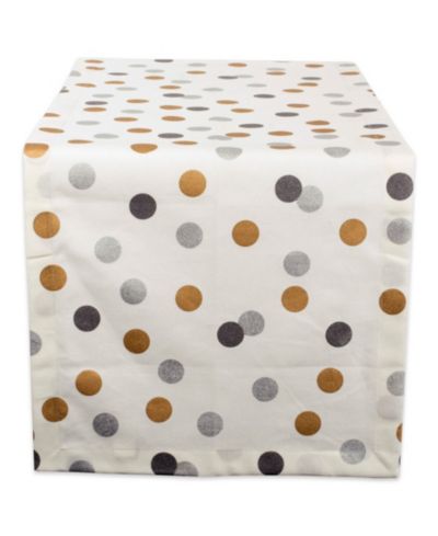Design Imports Metallic Confetti Table Runner