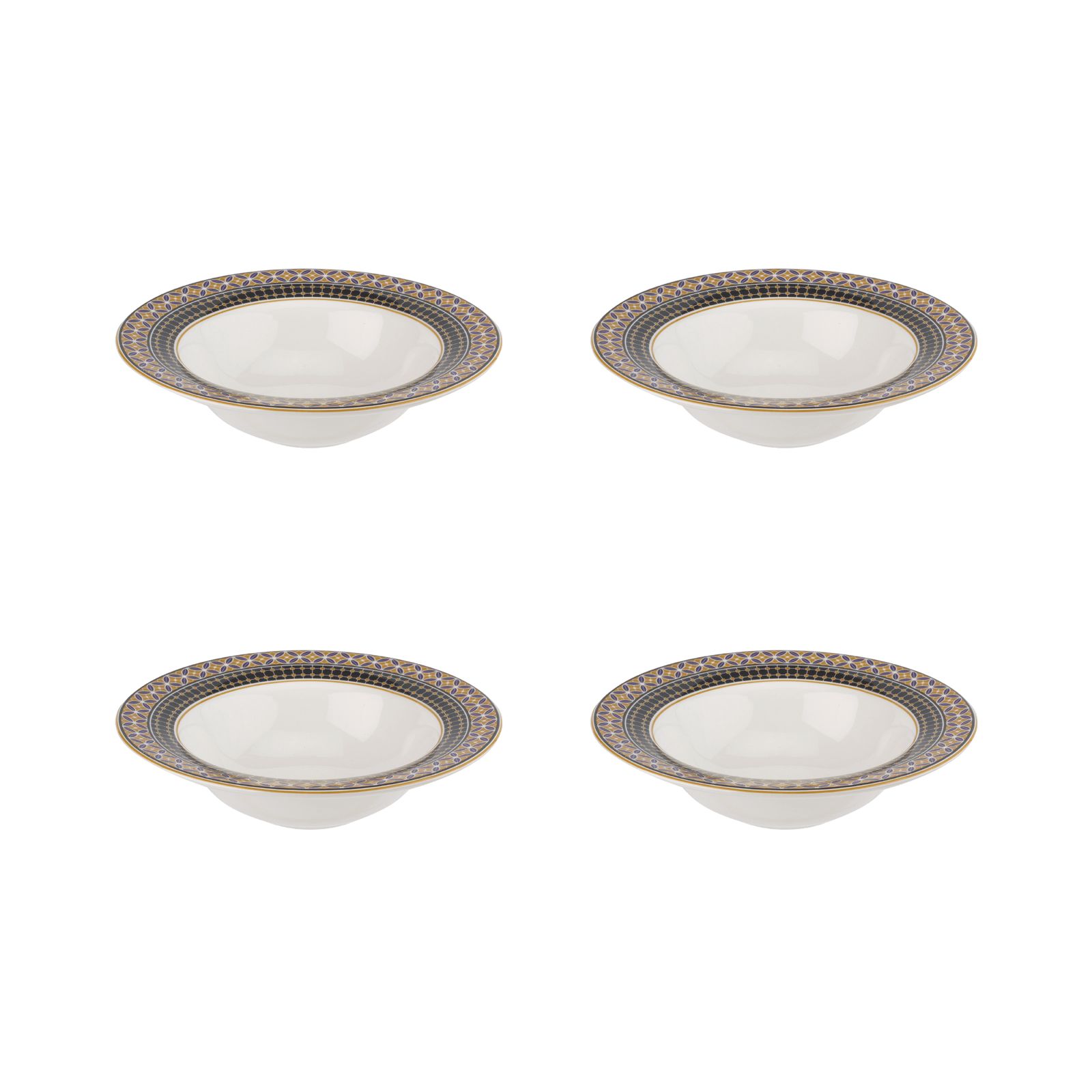 Portmeirion Atrium Cereal Bowl, Set of 4