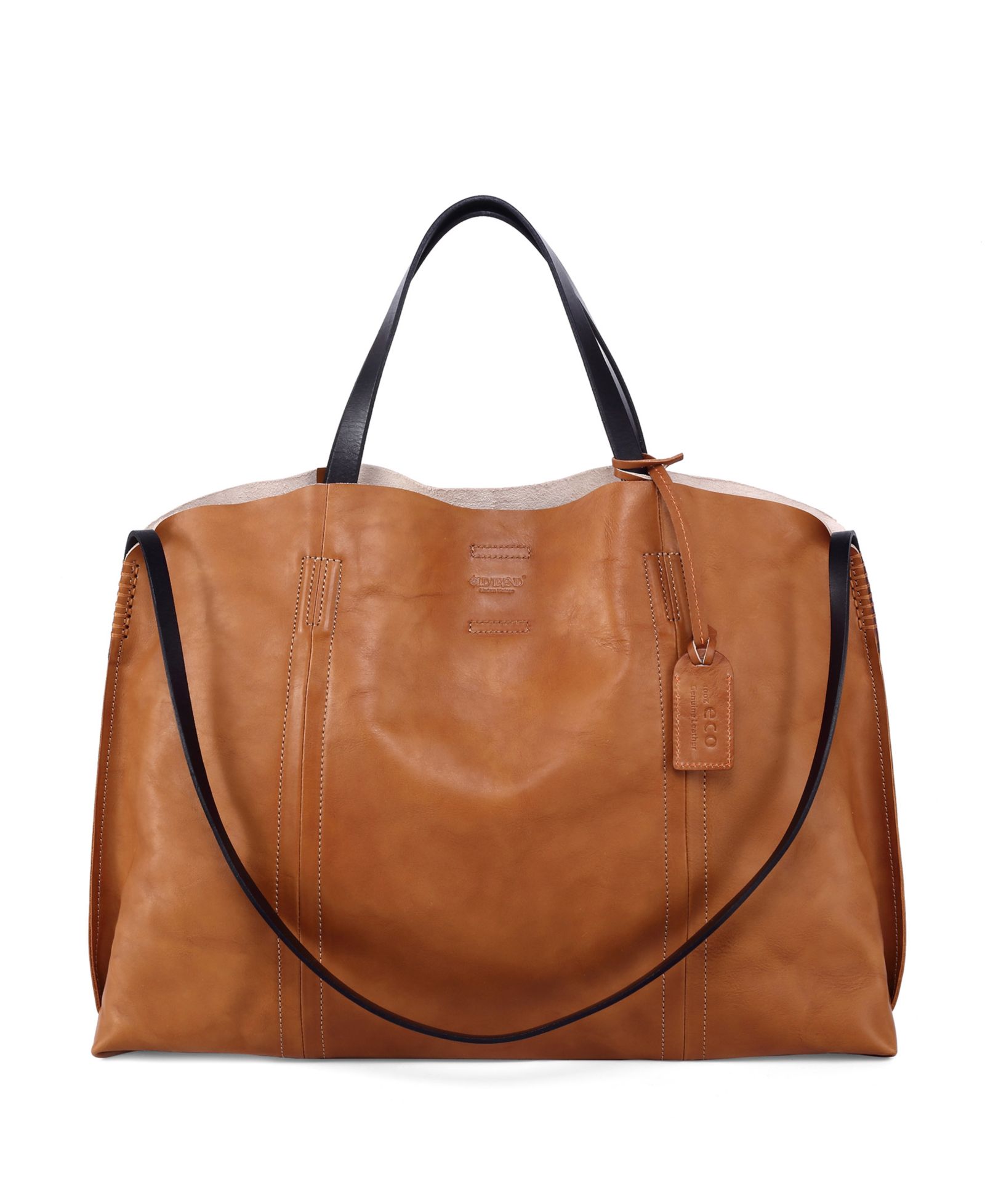 OLD TREND Forest Island Extra-Large Leather Tote Bag
