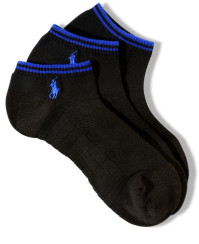 Мужские носки Polo Ralph Lauren, спортивные технические низкие невидимые носки, набор из 3 шт.
