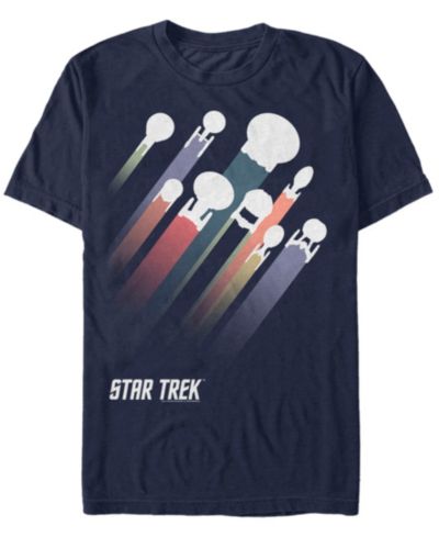 Футболка Star Trek Men's The Original Series Retro Ship Streaks Short Sleeve