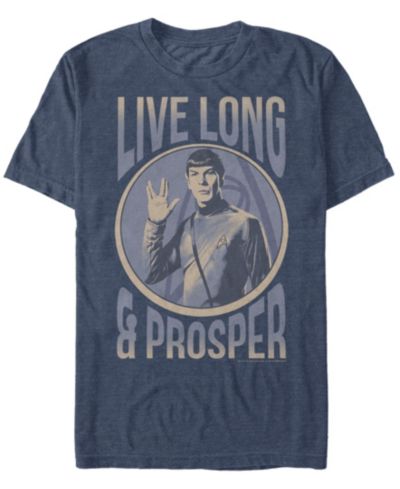 Мужская футболка Star Trek The Original Series Spock Being Prosper с коротким рукавом