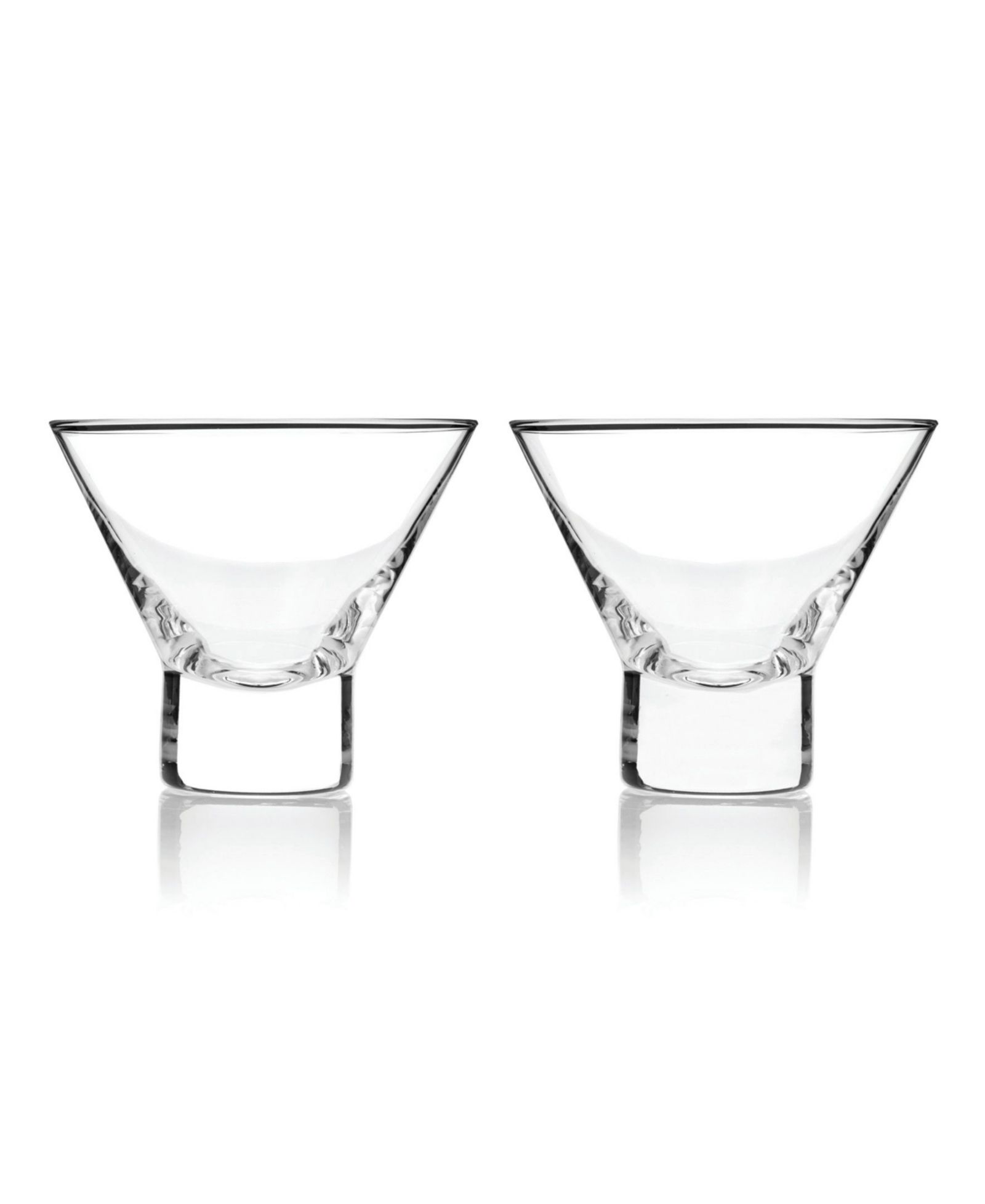 Бокалы для мартини Viski Heavy Base Crystal, Set of 2, 7.5 Oz
