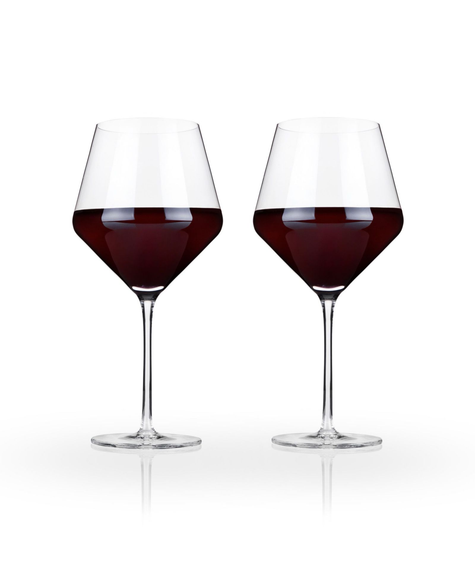 Viski Raye наклонная, Burgundy, набор из 2, 21 Oz