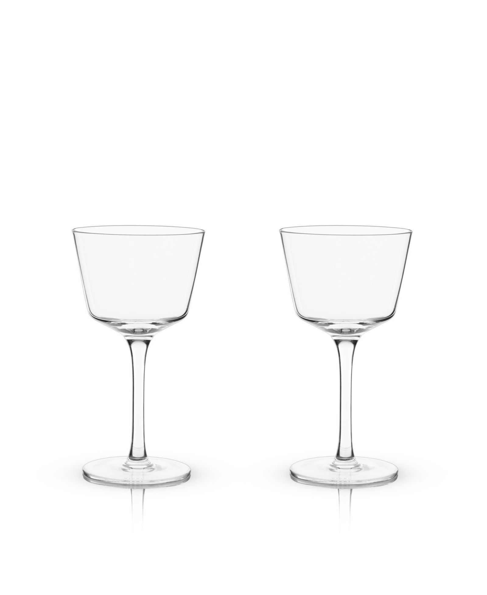 Набор бокалов Viski Raye Angled Crystal Nick & Nora, 2 шт., 6 Oz