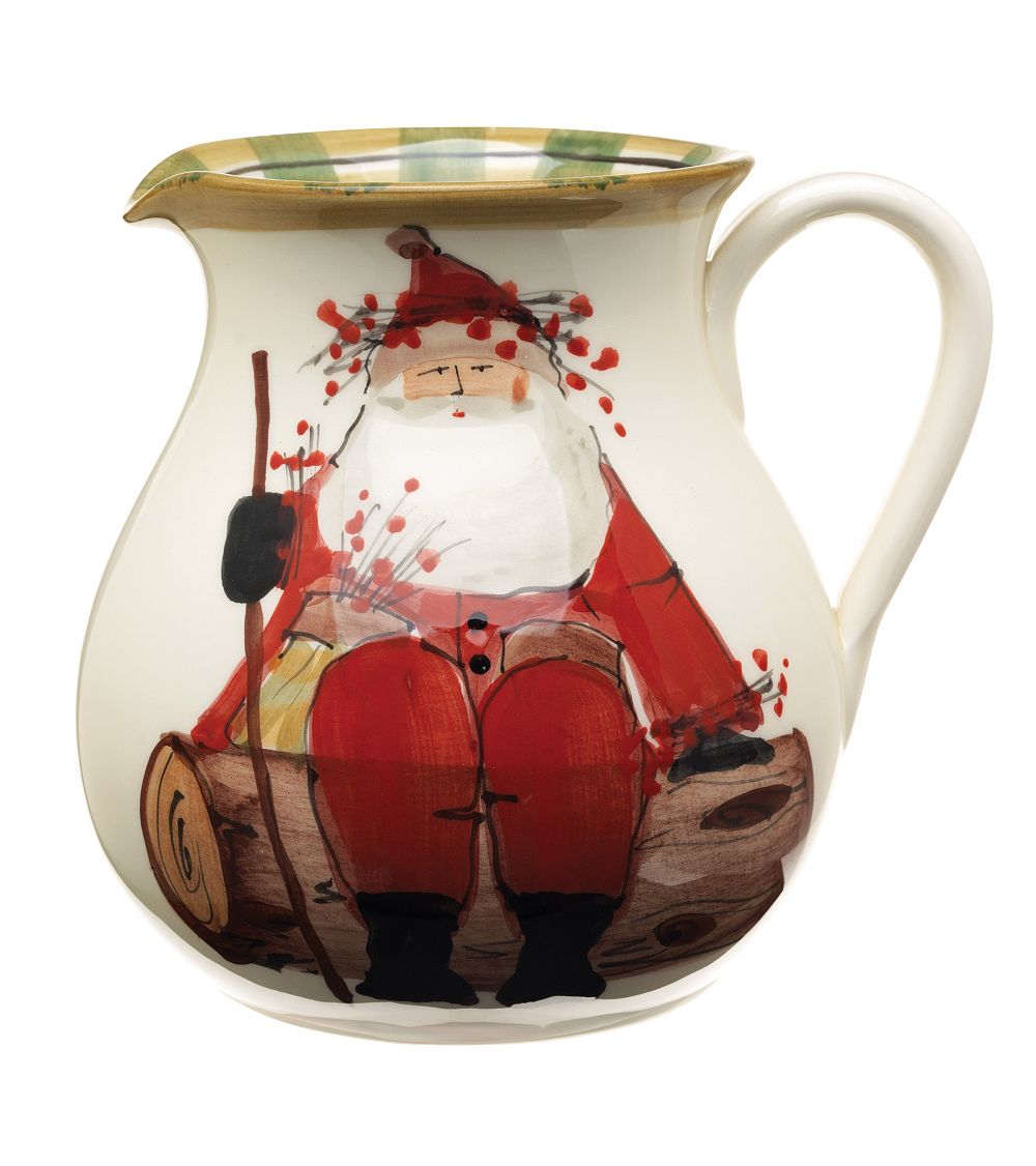 Vietri Old St. Nick круглый кувшин