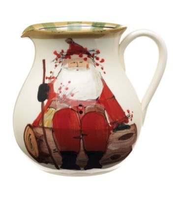 Vietri Old St. Nick круглый кувшин