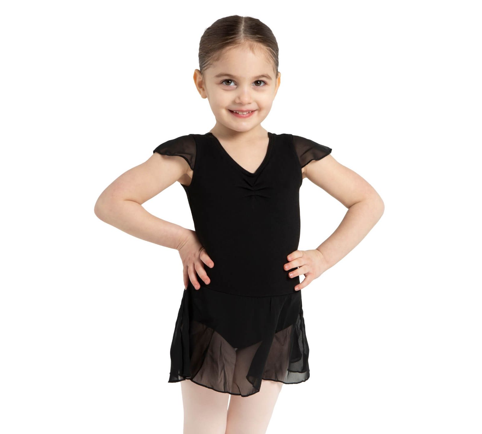 Платье Capezio Girls Flutter Sleeve