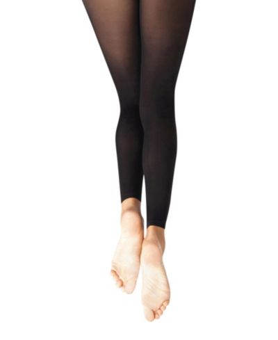 Capezio Детские колготки без стопы Self Knit Waist Band