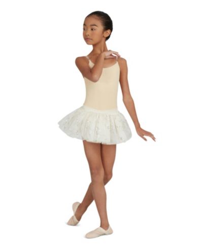 Детское боди-леотард Capezio с прозрачными лямками