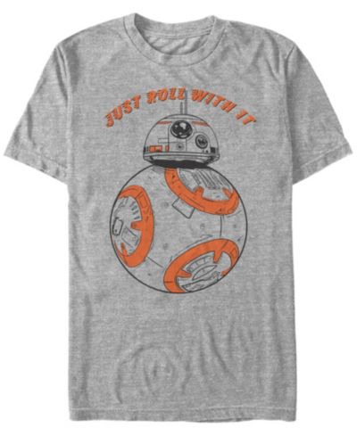 Мужская футболка Star Wars Bb-8 Just Roll With It с коротким рукавом