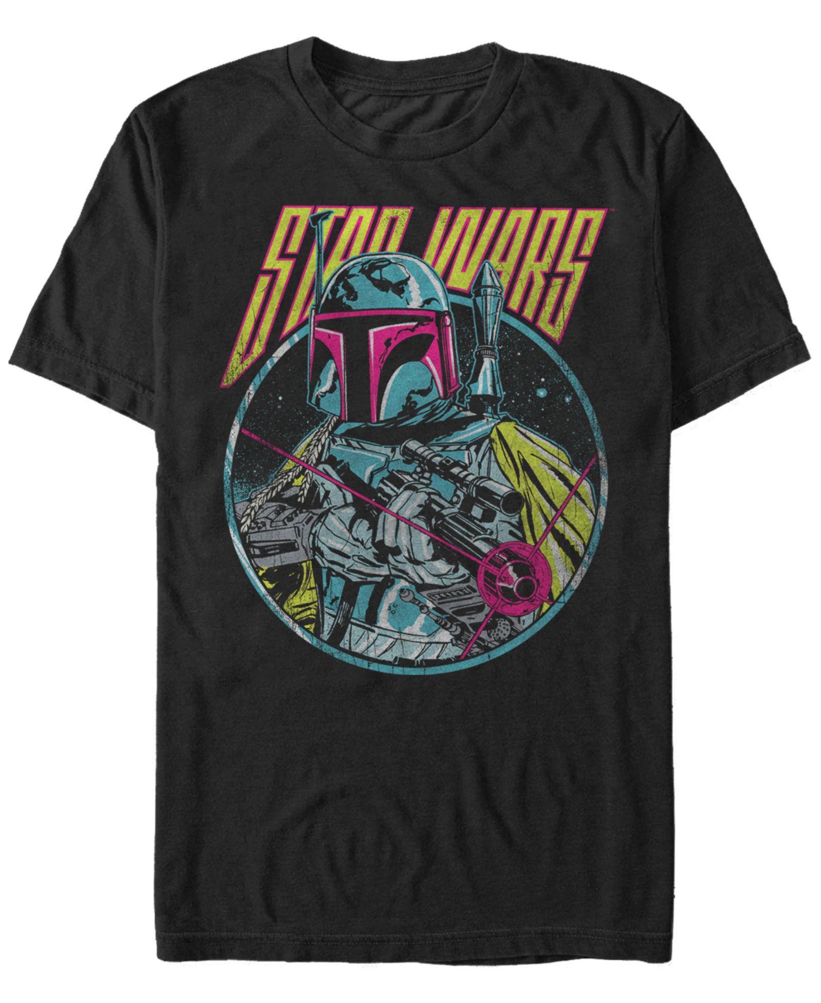 Футболка Star Wars Men's Classic Boba Fett Blaster Short Sleeve