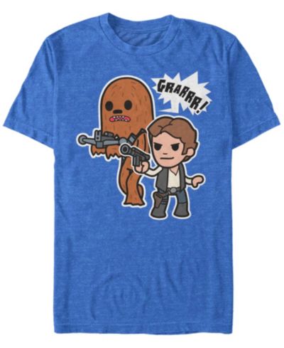 Star Wars футболка Han Solo и Chewbacca с коротким рукавом, классическая